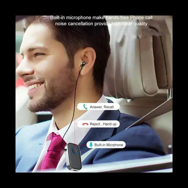 Main image of Bluetooth 5.0 Audio Transmitter Receiver 2 in 1 3.5Mm Audio AUX Adapter for Car TV Headphone Speaker Audio Music