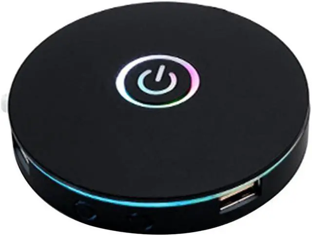 Main image of Computer Switch RGB Lighting Effect External Host Power Switch Button,Suitable for Internet Cafes,Homes,Offices (Black)