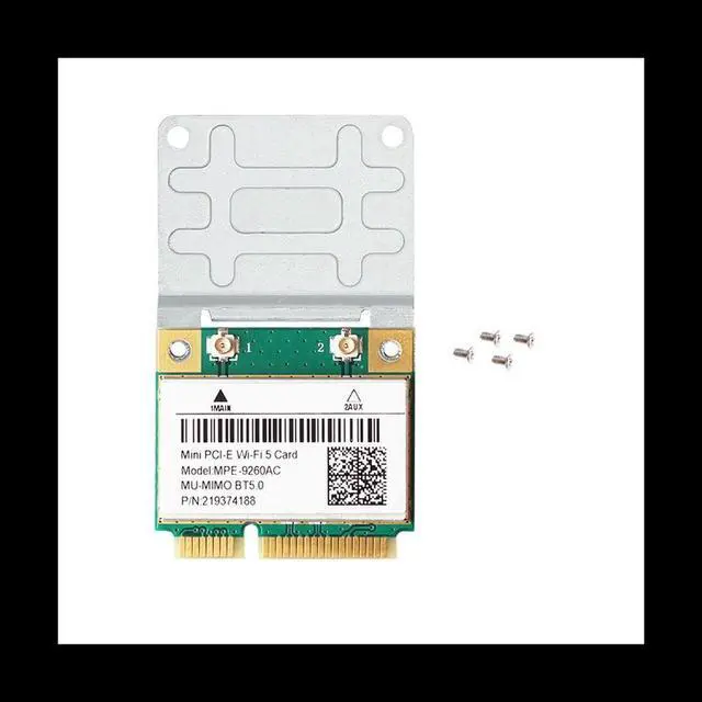 Main image of 2033Mbps Mini-PCIE Card 9260AC 2.4G/5GHz BT 5.0 Wlan Card Dual Band 802.11Ac Laptop Deskktop for Windows10/11