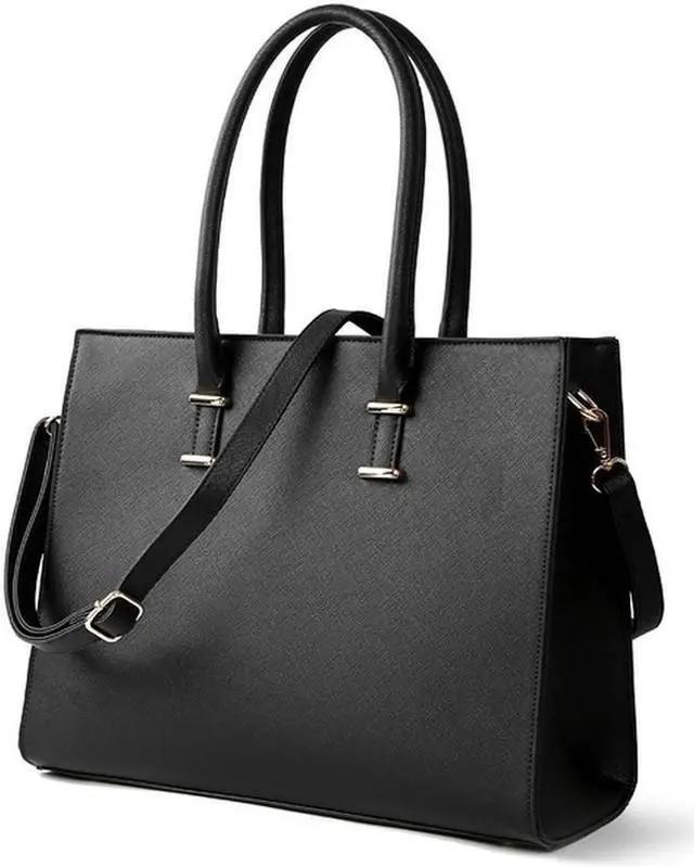 Main image of Laptop Bag Women 15.6-Inch Computer Work Handbag Leather Handbag Business Office Bag