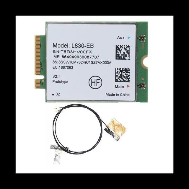 Main image of L830-EB 4G Card+Antenna Module for X280 T480 T580 P52S L480 L580 T490 T590 P53S T490S X390 L490 L590