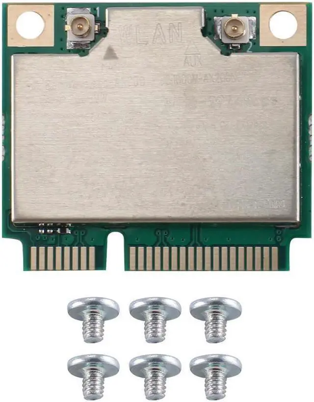 Main image of AX200HMW 2974Mbps 6 Dual Band Wireless Half Mini PCI-E Network Wlan Card Bluetooth 5.1 Adapter MU-MIMO