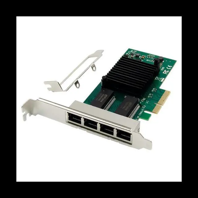 Main image of PCIE X4 1350AM4 Gigabit Server Network Card 4 Electric Port RJ45 Server Industrial Vision Network Card