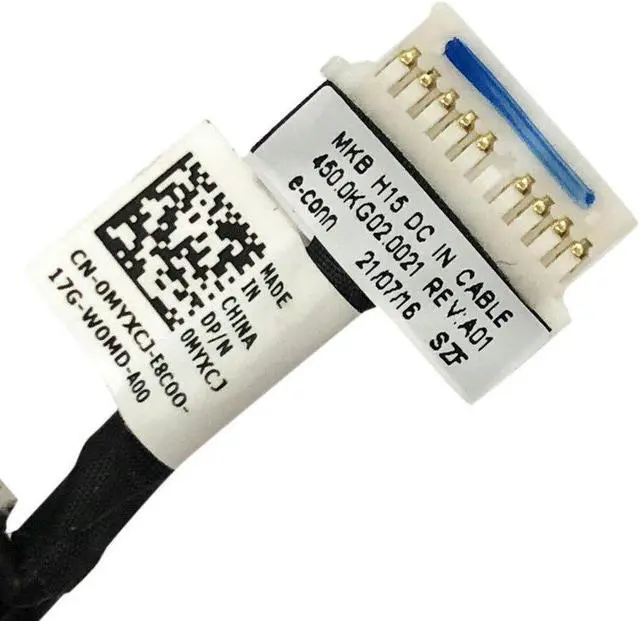 Alt view image 2 of 3 - For Inspiron 7501 Vostro 7500 7501 laptop DC In Power Jack Cable Charging Port Connector 450.0KG02.002