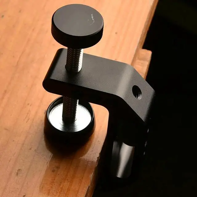 Alt view image 2 of 4 - Camera Holder Clamp C Type Pack Stand with 1/4 and 3/8 Screw Holes Mount     Camera Holder Clamp C Type Pack Stand with 1/4 and 3/8 Screw Holes Mount