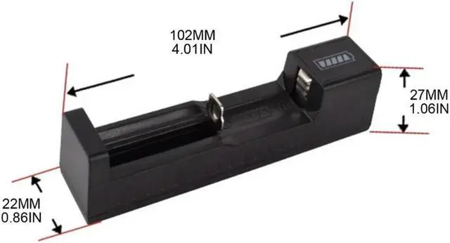 Alt view image 4 of 4 - USB Universal Charging Adapter for 4.2V 18490 Li-ion Batteries     USB Universal Charging Adapter for 4.2V 18490 Li-ion Batteries