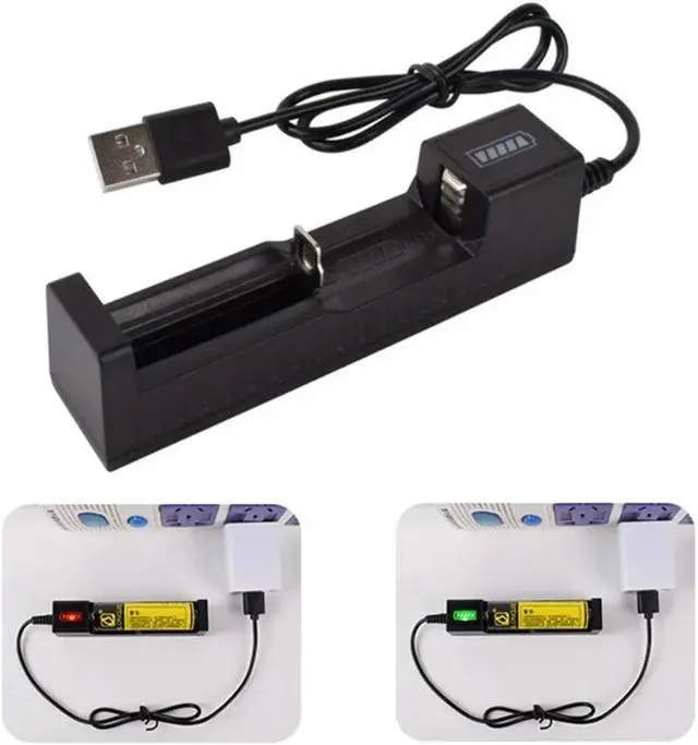Alt view image 2 of 4 - USB Universal Charging Adapter for 4.2V 18490 Li-ion Batteries     USB Universal Charging Adapter for 4.2V 18490 Li-ion Batteries