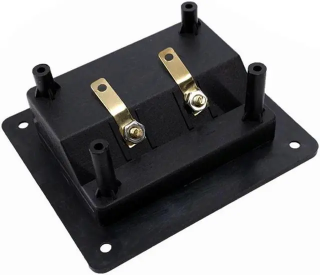 Main image of 2 Positions Junction Box Screw Clip Speaker Box Terminal Board Plate     2 Positions Junction Box Screw Clip Speaker Box Terminal Board Plate