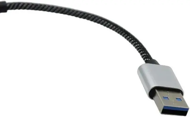 Alt view image 3 of 4 - USB 2.0 Adapter Cable, 1 Male to 3 Female Port Splitter with USB C for LaptopS     USB 2.0 Adapter Cable, 1 Male to 3 Female Port Splitter with USB C for LaptopS