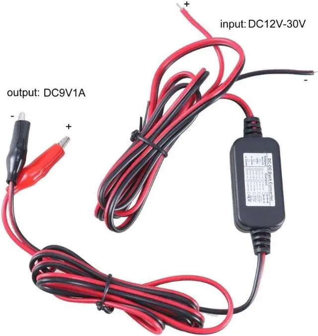 Alt view image 4 of 4 - 2 Meter Long 12V~30V to 9V 1A Clip Power Cable Cord for Microphones Routers Toy     2 Meter Long 12V~30V to 9V 1A Clip Power Cable Cord for Microphones Routers Toy