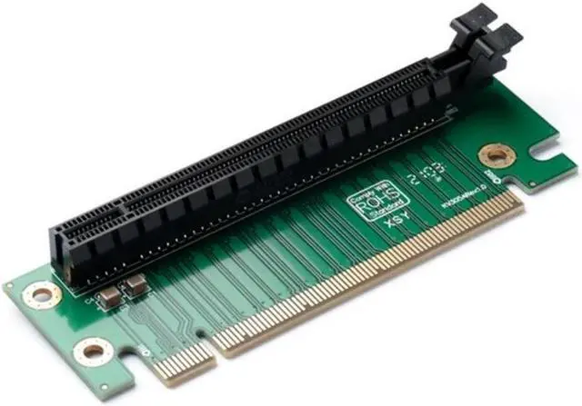 Main image of GPU Risers Extension Cable PCIe X16 Male to Female Space Saving Design     GPU Risers Extension Cable PCIe X16 Male to Female Space Saving Design