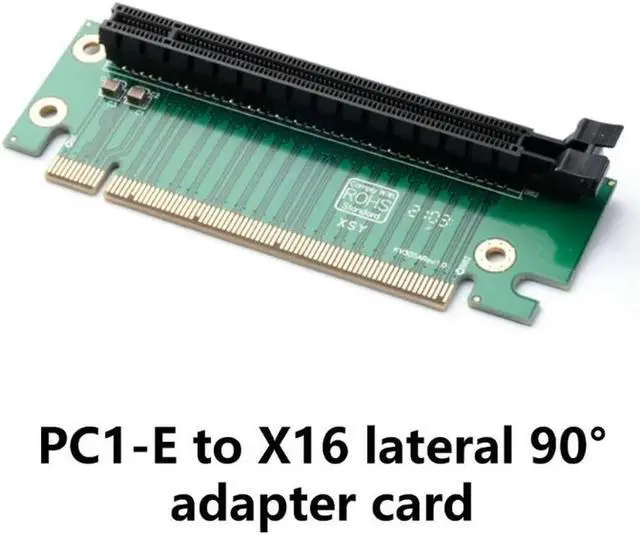 Alt view image 3 of 4 - GPU Risers Extension Cable PCIe X16 Male to Female Space Saving Design     GPU Risers Extension Cable PCIe X16 Male to Female Space Saving Design