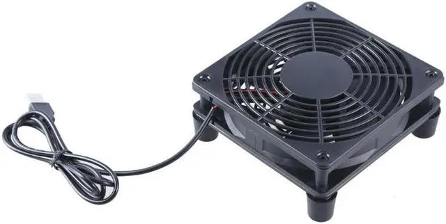 Alt view image 4 of 4 - 120mm 5V USB Fans 1500rpm Big Fan Cooling for Router Box Computer and Other Electronics     120mm 5V USB Fans 1500rpm Big Fan Cooling for Router Box Computer and Other Electronics