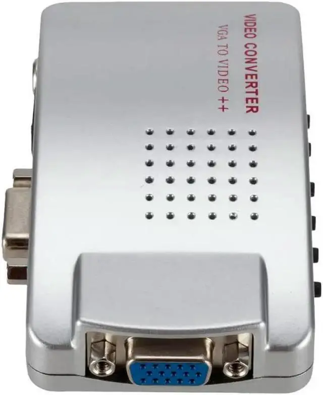 Alt view image 4 of 4 - NTSC VGA to RCA Adapter Converter Video Box for PC Support S-video RGB NTSC Computer     NTSC VGA to RCA Adapter Converter Video Box for PC Support S-video RGB NTSC Computer