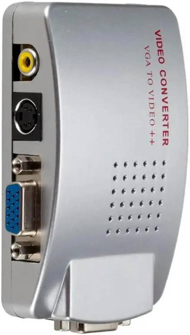 Alt view image 3 of 4 - NTSC VGA to RCA Adapter Converter Video Box for PC Support S-video RGB NTSC Computer     NTSC VGA to RCA Adapter Converter Video Box for PC Support S-video RGB NTSC Computer