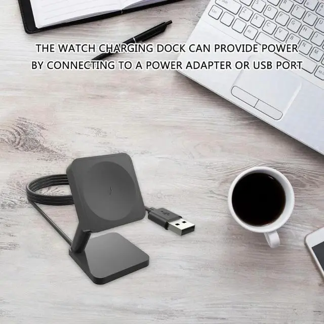 Alt view image 3 of 4 - Easy to Use Charging Stand Convenient Base General USB Charging Dock for smartwatches 7     Easy to Use Charging Stand Convenient Base General USB Charging Dock for smartwatches 7