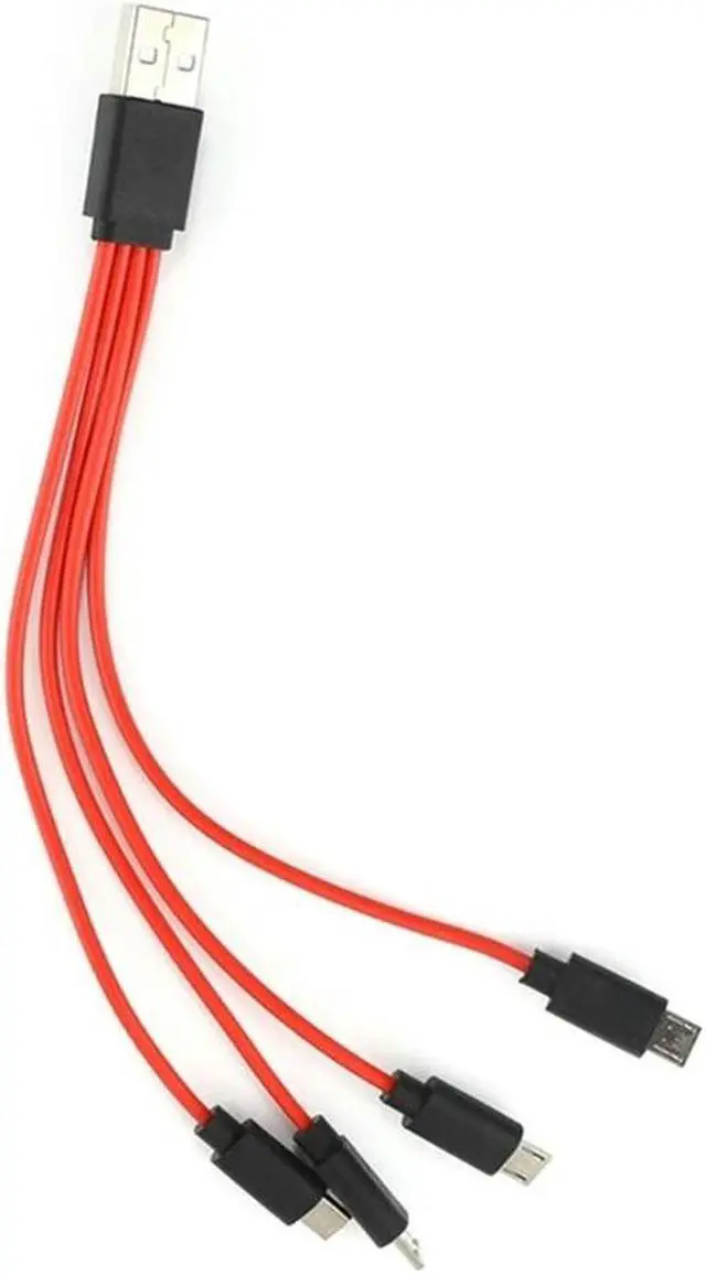 Alt view image 4 of 4 - Multi Charging Cable 4 in 1 Multiple Micro USB Charging Cord Adapter Micro USB     Multi Charging Cable 4 in 1 Multiple Micro USB Charging Cord Adapter Micro USB