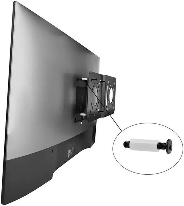 Alt view image 2 of 4 - VESA Mount Bracket For Computer Router Tablet Connection Mounting Plate     VESA Mount Bracket For Computer Router Tablet Connection Mounting Plate