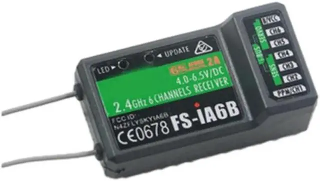 Alt view image 4 of 4 - ruth's sister FS-iA6B iA6B 2.4G 6CH AFHDS 2A Receiver with Antenna for FSi10 i6x i6s Repair