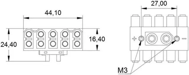 Alt view image 4 of 4 - ruth's sister TL60-10 Electricity Distribution Module Power Splitters for Different Applications 200A Current XT60 Compatibility