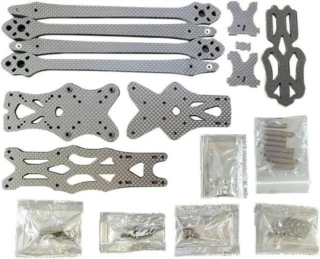 Main image of ruth's sister Lightweight 7" Carbon Fiber Frame Set Quick Release Quadcopter Frame with 5.5mm Arm for FPVs Drones