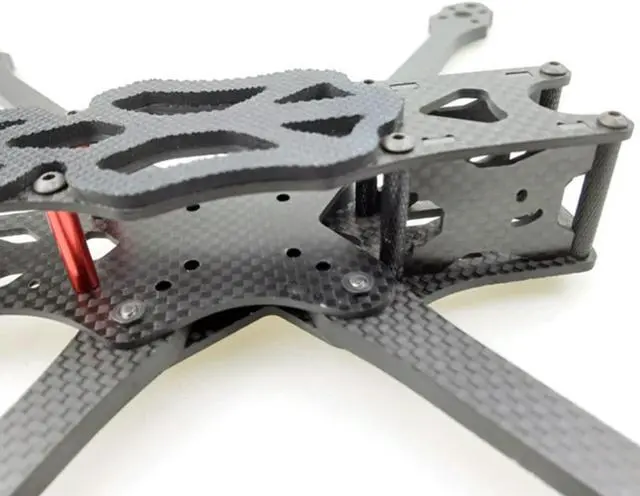 Alt view image 2 of 4 - ruth's sister Lightweight 7" Carbon Fiber Frame Set Quick Release Quadcopter Frame with 5.5mm Arm for FPVs Drones