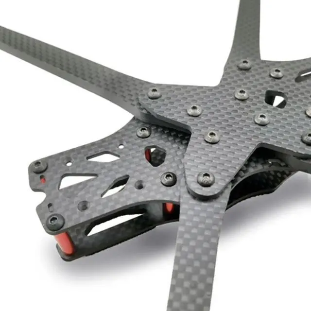 Alt view image 3 of 4 - ruth's sister Lightweight 7" Carbon Fiber Frame Set Quick Release Quadcopter Frame with 5.5mm Arm for FPVs Drones
