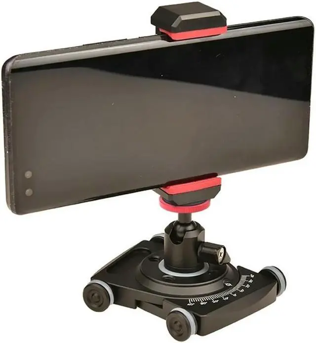 Alt view image 3 of 4 - ruth's sister Tabletop Camera Car Slider with Ball Head and Phone Clamp for Camera