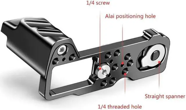 Alt view image 3 of 4 - ruth's sister Professional Camera Hand Grip Secure L Shaped Holder Stand for XT30 XT20 XT10 Camera Tripods Fixed Photography Base