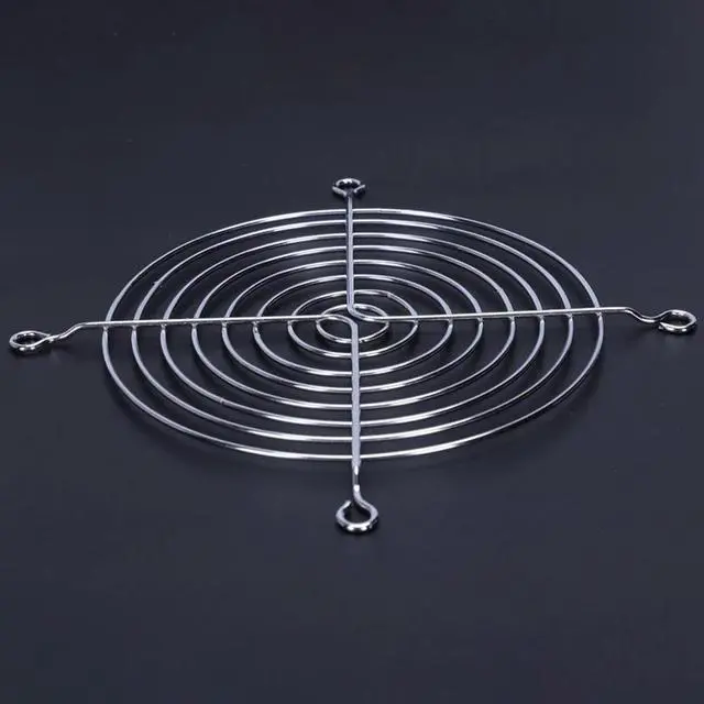 Alt view image 4 of 4 - Ruth's sister PC DC Fan Grill Protector Metal Finger Guard 120mm 12cm Silver Tone
