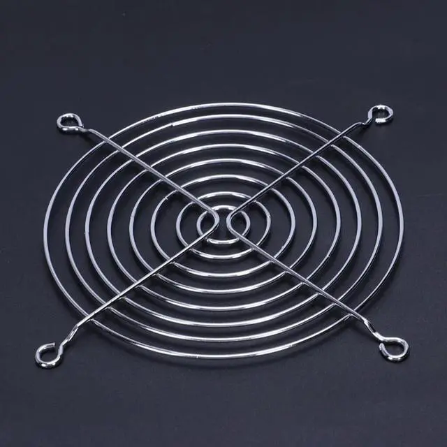 Alt view image 3 of 4 - Ruth's sister PC DC Fan Grill Protector Metal Finger Guard 120mm 12cm Silver Tone