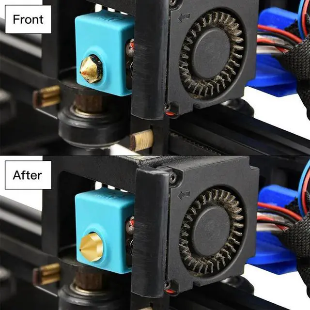 Alt view image 3 of 4 - Ruth's sister Copper Wire Toothbrush Nozzle Cleaning Brush White & Gold For Ender-3/CR-10/Ender-5 Hotend Cleaning Nozzle Heater Block Hot Bed