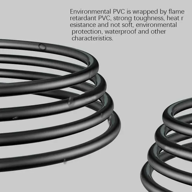 Alt view image 3 of 4 - Ruth's sister Power Extension Cord, Iec320 C5-C8 Eight-Character Male To Plum Blossom Female Power Extension Cord For Bar Code Machine