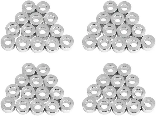 Main image of Ruth's sister 40Pcs Aluminum Column Flat Gasket Bushing 6Mm Aluminum Bushing Aluminum Barrier 3D Printer Accessories For Openbuilds