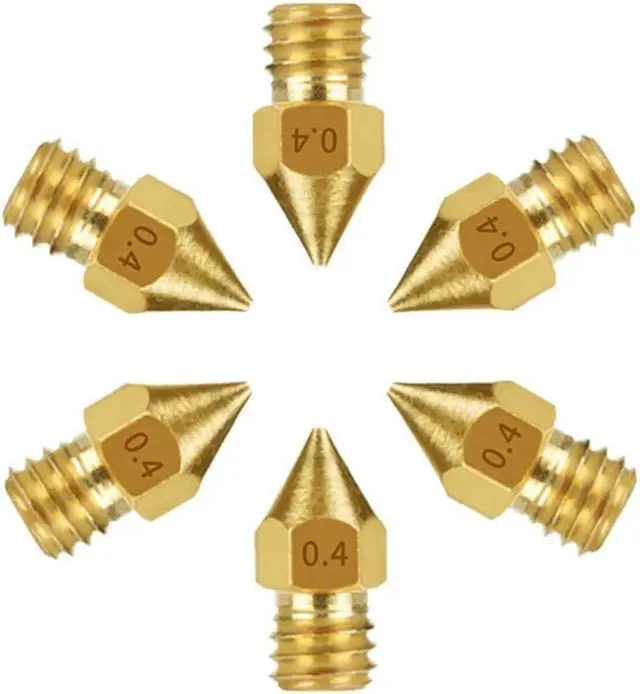 Alt view image 4 of 4 - Ruth's sister 3D Printer Accessories 1.75Mm MK8 Brass Nozzle 0.2Mm/0.3Mm/0.4Mm/0.5Mm/0.6Mm/0.8Mm/1.0Mm Kit For CR-10 Ender 3 5