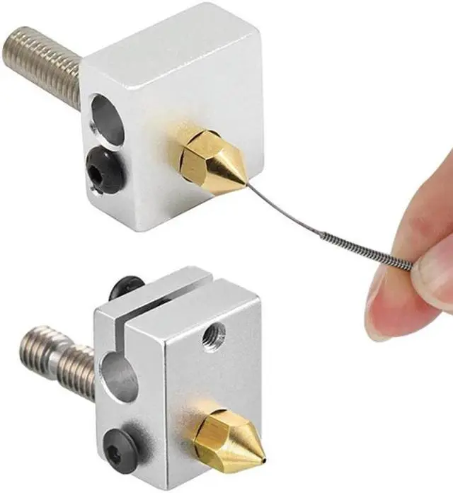 Alt view image 3 of 4 - Ruth's sister 3D Printer Accessories 1.75Mm MK8 Brass Nozzle 0.2Mm/0.3Mm/0.4Mm/0.5Mm/0.6Mm/0.8Mm/1.0Mm Kit For CR-10 Ender 3 5