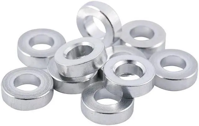 Alt view image 2 of 4 - Ruth's sister 20X 3D Printer Accessories Aluminum Column Flat Gasket Bushings 3Mm Aluminum Bushings Aluminum Bars For Openbuilds
