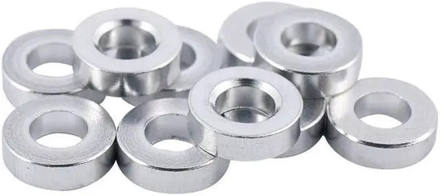 Alt view image 4 of 4 - Ruth's sister 20X 3D Printer Accessories Aluminum Column Flat Gasket Bushings 3Mm Aluminum Bushings Aluminum Bars For Openbuilds