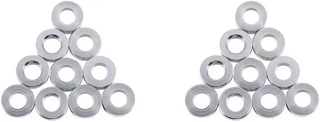 Main image of Ruth's sister 20X 3D Printer Accessories Aluminum Column Flat Gasket Bushings 3Mm Aluminum Bushings Aluminum Bars For Openbuilds