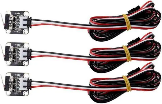 Main image of Ruth's sister 3 Pcs Endstop Limit Switch Plug Control CNC For RAMPS 1.4 3D Printer Kits CR-10 CR-10S CR-S4 CR-S Tevo Tarantula Tornado