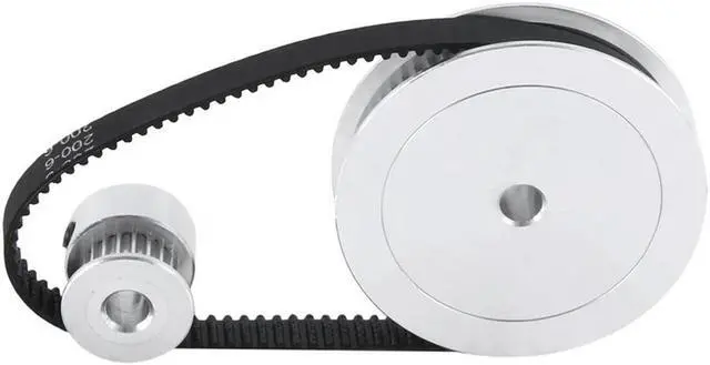Alt view image 2 of 4 - Ruth's sister GT2 Timing Belt Pulley 60Teeth 20Teeth 5Mm Reduction 1:3 Belt Width 6Mm For 3D Printer Accessories