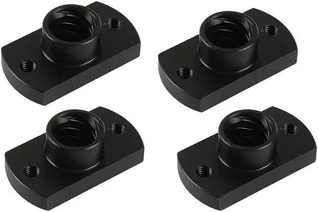 Main image of Ruth's sister 3D Printer 4Pcs Z Axis Trapezoid Motor Screw Nuts T8 Nut POM Nut Lead 8Mm Pitch 2Mm For Creality CR10 CR-10S Ender-3 Lead Screw
