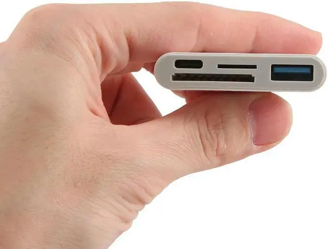 Alt view image 2 of 4 - Ruth's sister Type-C Interface Card Reader Four-In-One Four-Port Reading Multi-Function Mobile Phone Computer Universal Card Reader, Durable