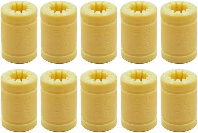 Main image of Ruth's sister 10 LM8UU 3D Printer Solid Polymer Bearing 8 Mm Shafts For Mendel 3D Printer Parts