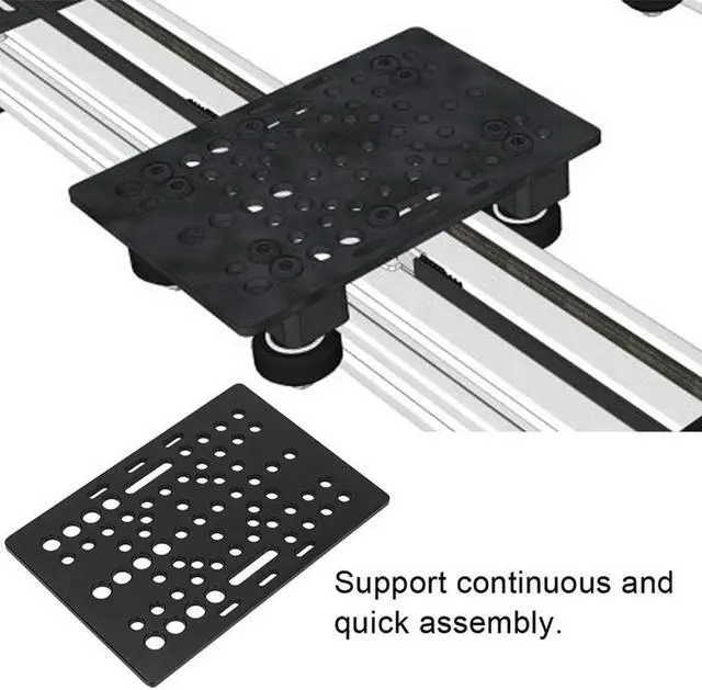 Alt view image 4 of 4 - Ruth's sister 3D Build Board For V-Slot 20-80Mm Construction Board 3Mm Thick 3D Printer Board Compatible With Linear Guides For V-Slot