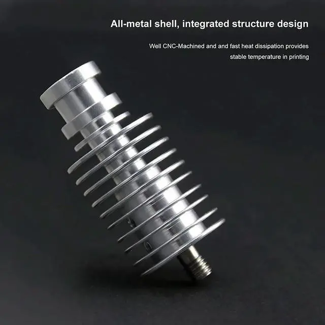 Alt view image 2 of 4 - Ruth's sister For Anycubic I3 Mega Hotend 12V With 2PCS Hardened Steel 0.4Mm For E3D V6 Nozzles For Extruder 3D Print Hotend