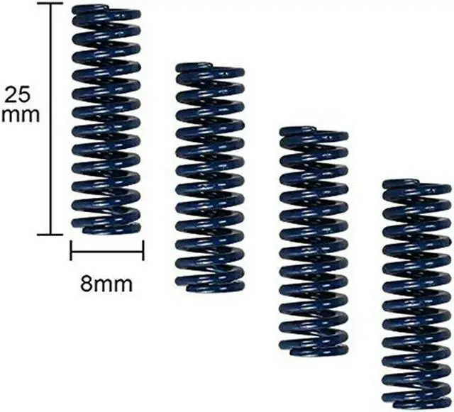 Alt view image 4 of 4 - Ruth's sister Aluminum Hand Twist Leveling Nut And Hot Bed Die Springs For Ender Ender 3/3 Pro,Ender 5/5 Plus/Pro,CR 20 3D Printer