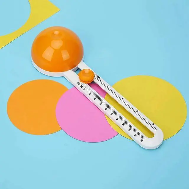 Alt view image 2 of 4 - Ruth's sister Circular Paper Cutter Paper Trimmer Scrapbooking Tool Rotary Cutter Round Cutting Knife Cards Cutters (Orange)