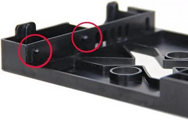 Alt view image 2 of 4 - Ruth's sister 3X 5.25 Optical Drive Position 2.5 Inch To 3.5 Inch SSD 8CM Fan HDD Adapter Tray Dock Hard Drive Holder For PC Enclosure