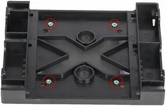 Alt view image 3 of 4 - Ruth's sister 3X 5.25 Optical Drive Position 2.5 Inch To 3.5 Inch SSD 8CM Fan HDD Adapter Tray Dock Hard Drive Holder For PC Enclosure